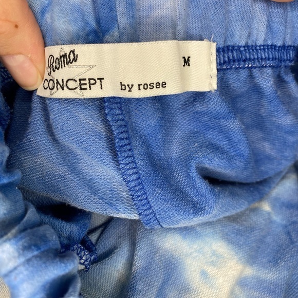 Roma Concept by Rosee blue tie-dye sweatpants- M - Picture 5 of 6